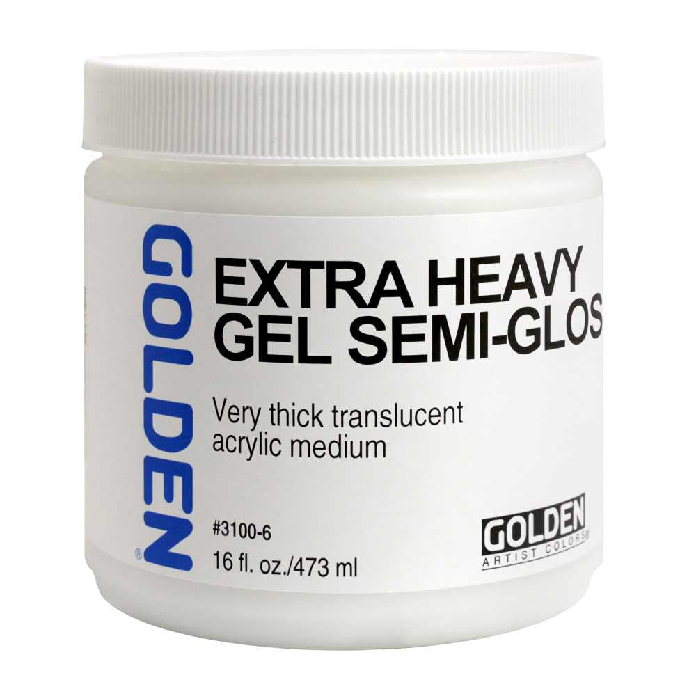 GOLDEN Extra Heavy Gel Semi-Gloss gel acrilic extra dens semilucios