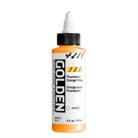Vopsea acrilică fluorescentă GOLDEN High Flow 118 ml – 8506 Portocaliu-galben