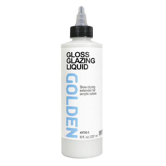 GOLDEN Gloss Glazing Liquid mediu lichid lucios pentru lazuri acrilice