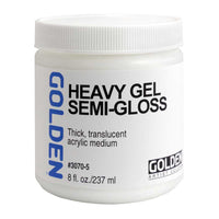 GOLDEN Heavy Gel Semi-Gloss gel acrilic dens semilucios