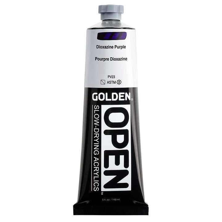 golden open vopsea acrilica cu uscare lenta 148 ml ro gdnop148