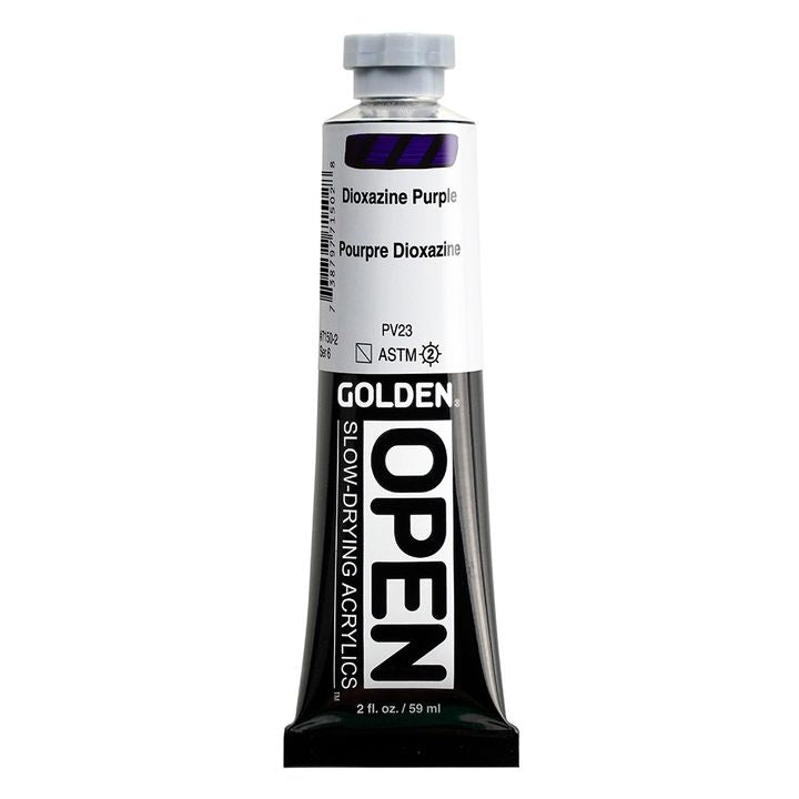 golden open vopsea acrilica cu uscare lenta 59 ml ro gdnop59