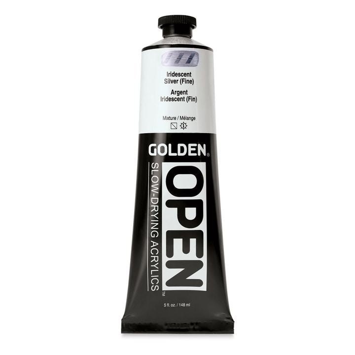 golden open vopsea acrilica iridescenta cu uscare lenta 148 ml ro gdnopir148