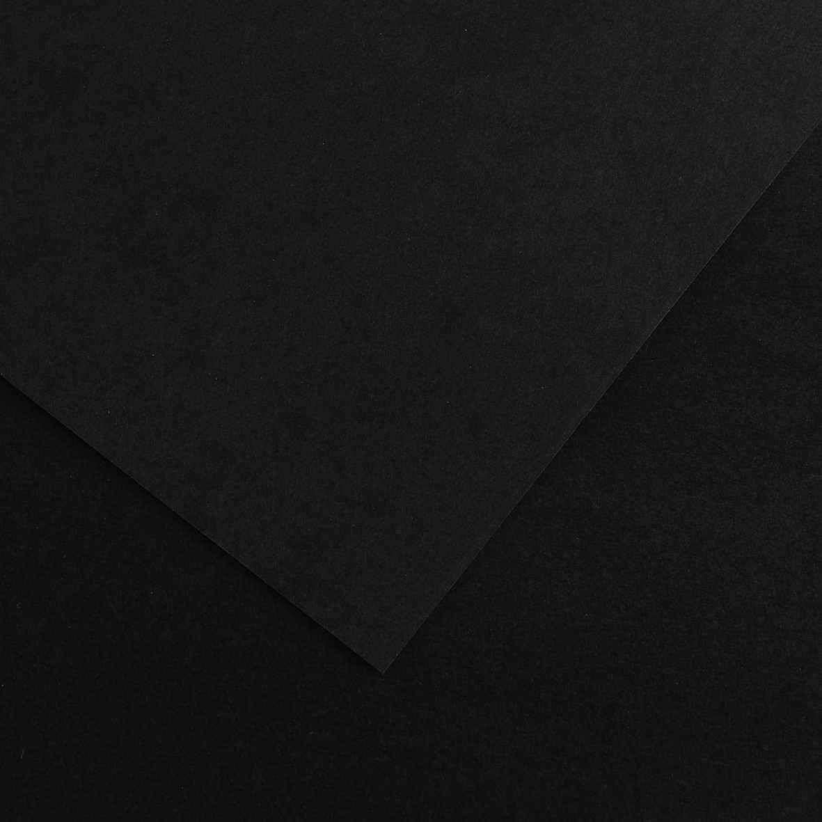Hârtie colorată CANSON Vivaldi 50 x 65 cm 240 g 125H – Negru 38
