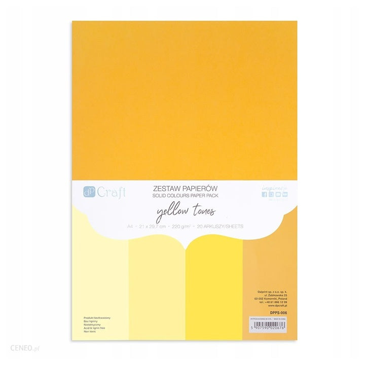 hartie colorata dp craft 20 de bucati ro dpcdpps