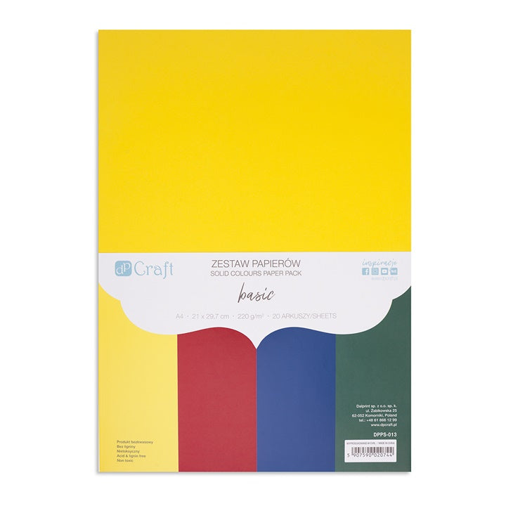 hartie colorata dp craft 20 de bucati ro dpcdpps
