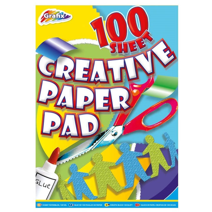 hartie colorata grafix 21x30 cm 100 de coli intr un bloc ro rms100ap ge