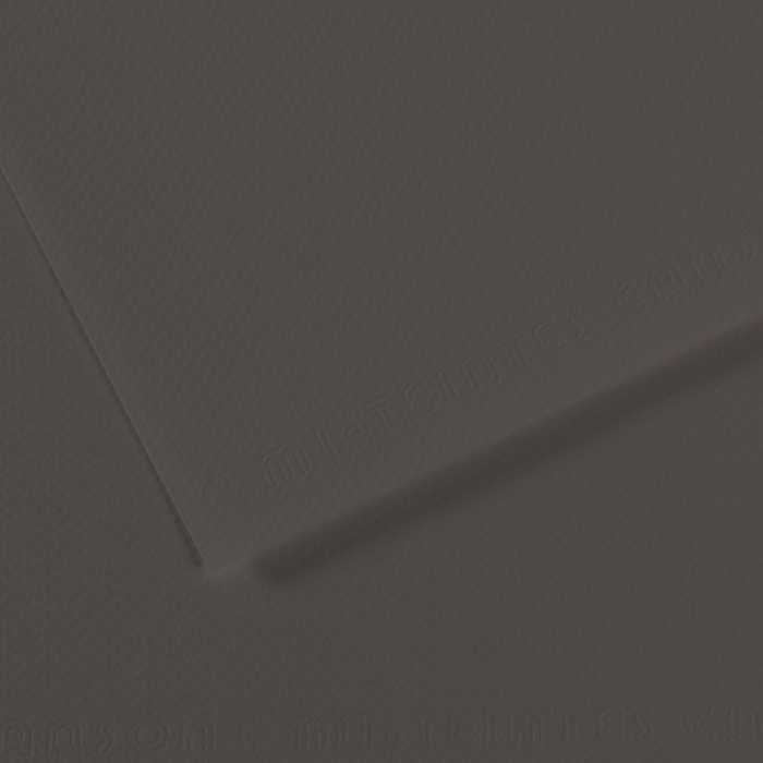 Hârtie colorată în masă CANSON Mi-Teintes 50 x 65 cm – 160 g/m² – Gri cărbune 184