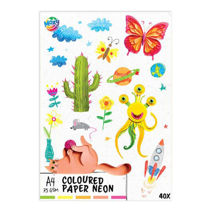 hartie colorata neon a4 mix ro rms110013