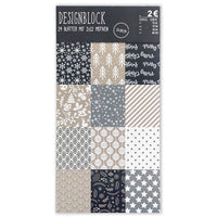 hartie de scrapbooking 15 x 30 cm ro rmscr0290kmix