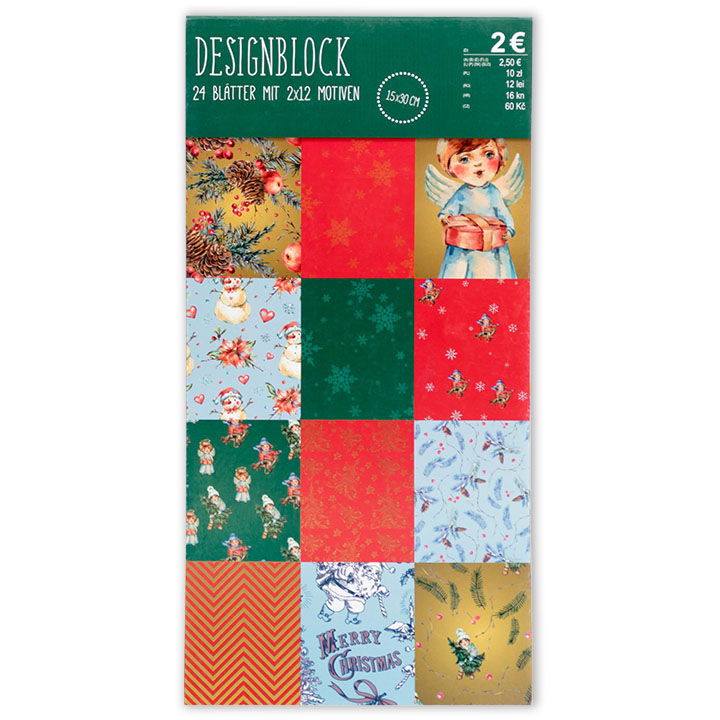 hartie de scrapbooking 15 x 30 cm ro rmscr0290kmix