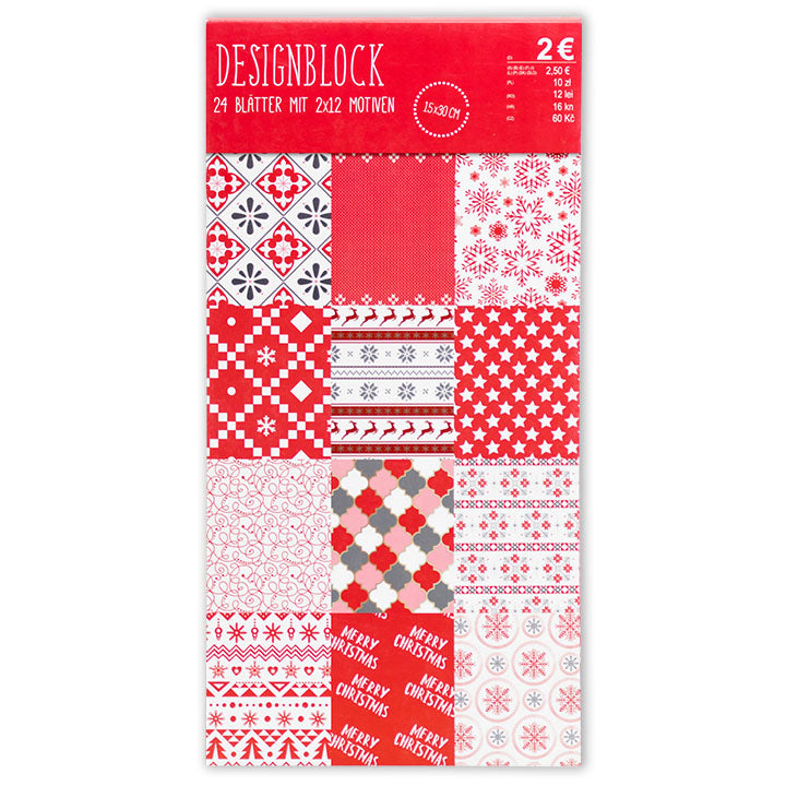 hartie de scrapbooking 15 x 30 cm ro rmscr0290kmix