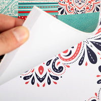 hartie de scrapbooking 15 x 30 cm ro rmscr0290kmix