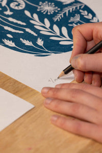 Hârtie pentru linogravură Pebeo în bloc A4 – 30 file