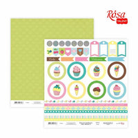 hartie pentru scrapbooking 30 48 x 30 48 cm cake delicious diverse motive