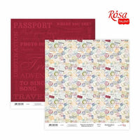 hartie pentru scrapbooking 30 48 x 30 48 cm make your journey diverse motive