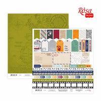 hartie pentru scrapbooking 30 48 x 30 48 cm make your journey diverse motive