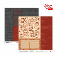hartie pentru scrapbooking 30 48 x 30 48 cm recipe book diverse motive