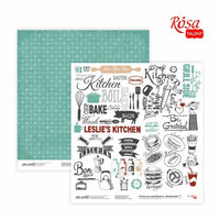 hartie pentru scrapbooking 30 48 x 30 48 cm recipe book diverse motive