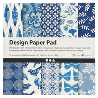 hartie pentru scrapbooking blue 15 2 x 15 2 cm 50 coli ro cch225915