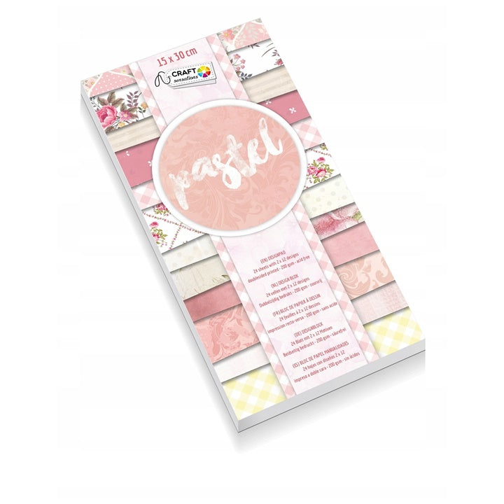 hartie pentru scrapbooking craft sensations 15x30 cm 24 coli ro rmscr0290 18ge