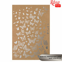 hartie pentru scrapbooking cu elemente metalice a4 diverse motive