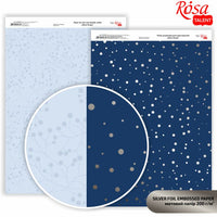 hartie pentru scrapbooking drops a4 diverse nuanțe