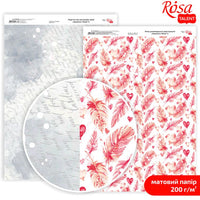 hartie pentru scrapbooking love mood a4 diverse motive