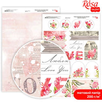 hartie pentru scrapbooking love mood a4 diverse motive