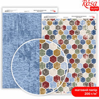 Hârtie pentru scrapbooking Mens Style A4 | diverse motive - Nr. 4