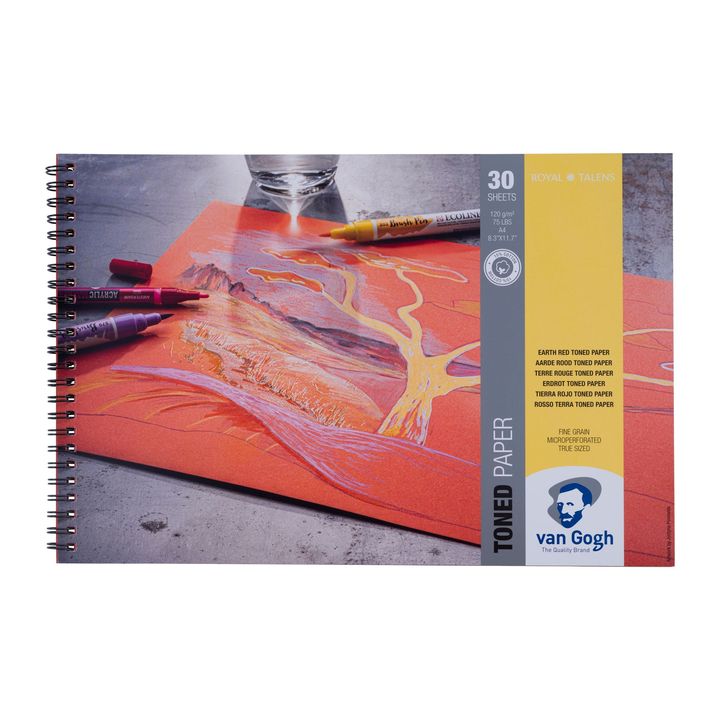 hartie tonata van gogh earth red ro rtl9318