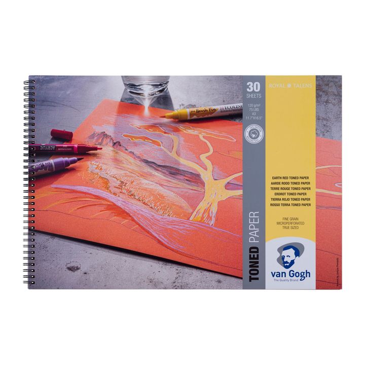hartie tonata van gogh earth red ro rtl9318