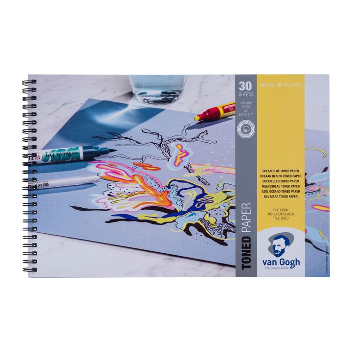 hartie tonata van gogh ocean blue ro rtl93180