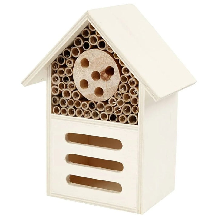 hotel din lemn pentru insecte si fluturi 18 cm ro cch57963