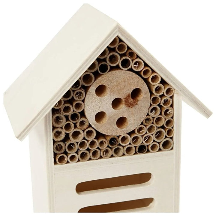 hotel din lemn pentru insecte si fluturi 18 cm ro cch57963