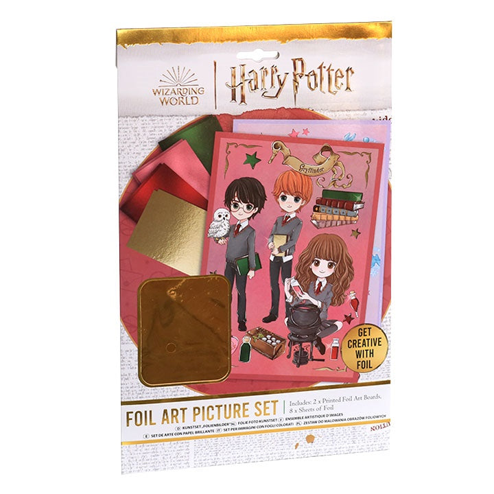 imagini harry potter cu folie aurie set creativ