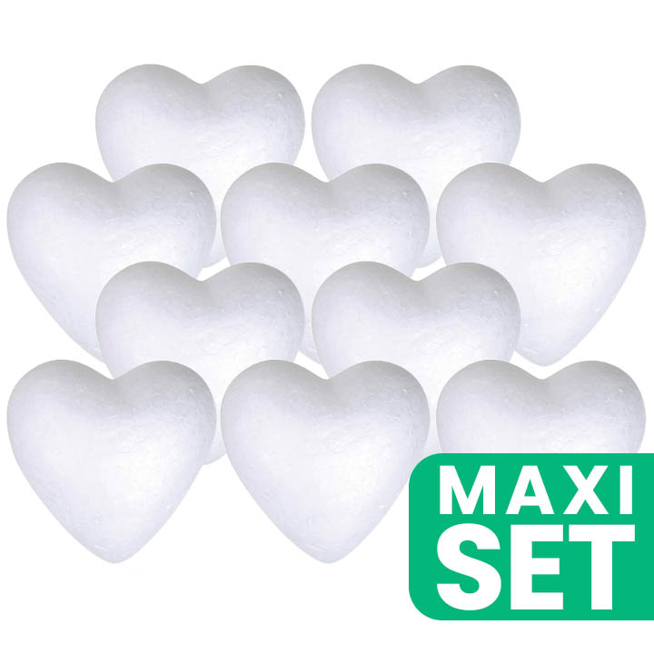 inimi din polistiren 5 cm set de 10 ro wqxpntheart4652