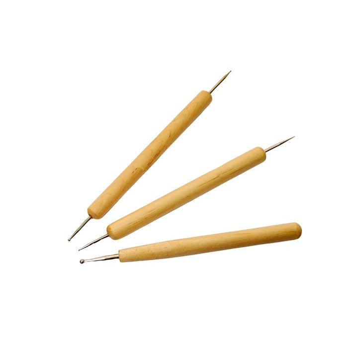 instrumente pentru punctat cu doua capete set 3 bucați