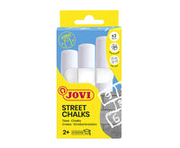 Cretă de asfalt JOVI jumbo, 3 buc, albă