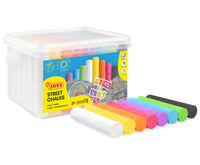 Cretă de asfalt JOVI jumbo 48 buc colorată
