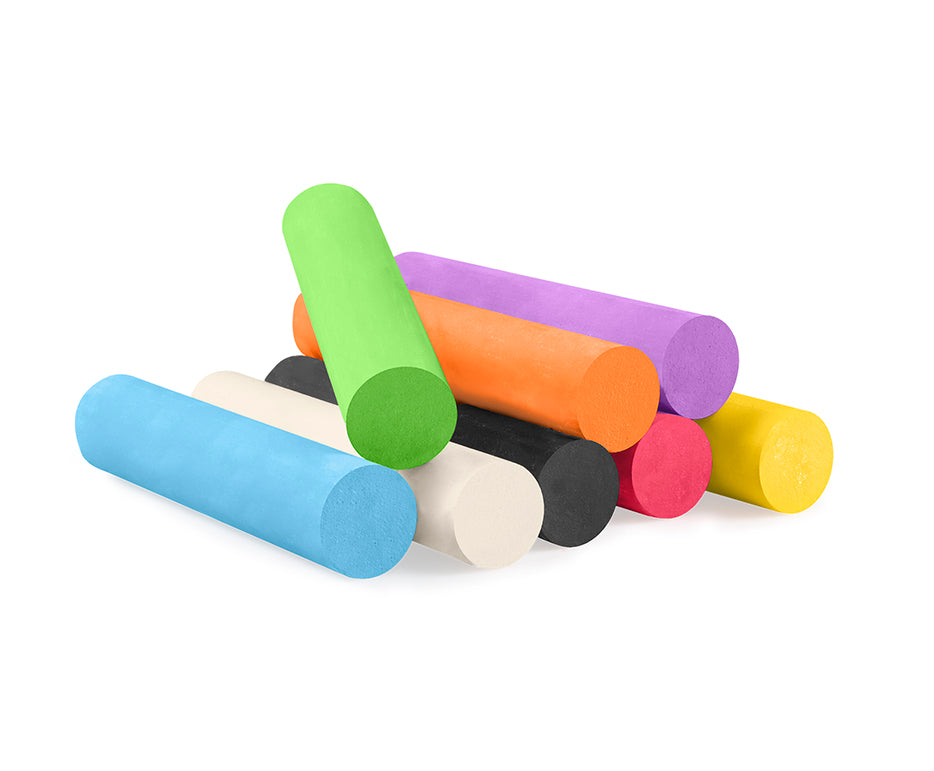 Cretă de asfalt JOVI jumbo 48 buc colorată