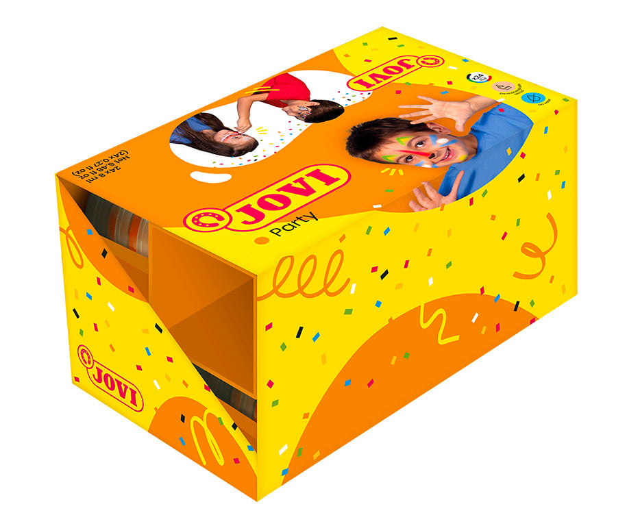 JOVI culori pentru pictură pe față în suport display 24 x 8 ml