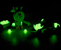 JOVI Glow plastilină naturală 10 x 15 g – 8 culori + 2 fosforescente