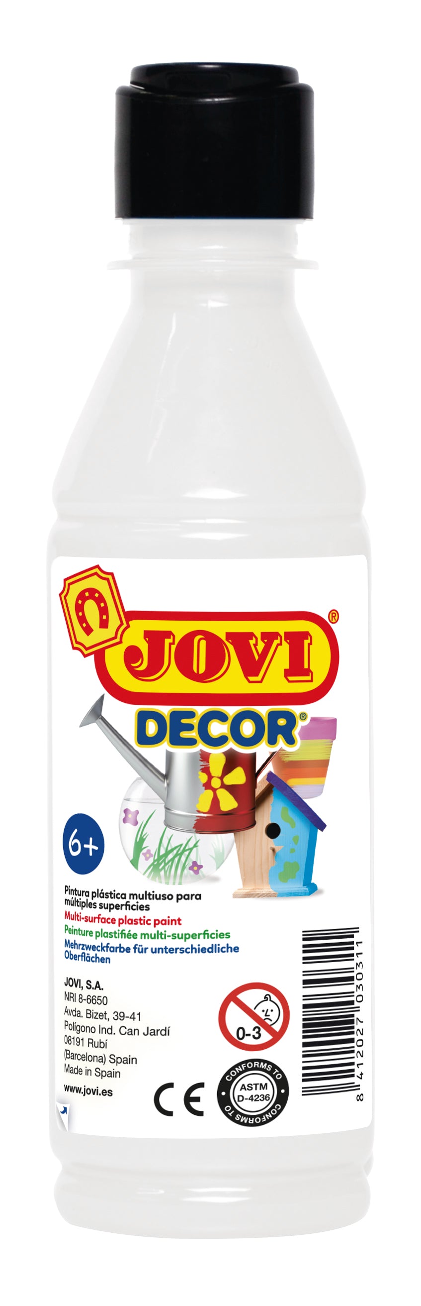 JOVI Jovidecor vopsea acrilică 250 ml – alb