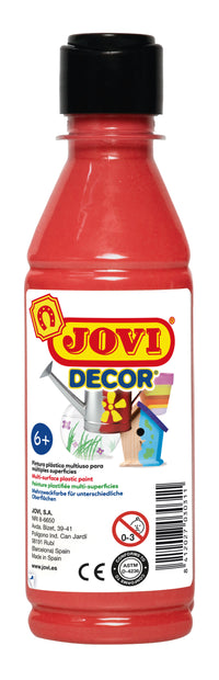 JOVI Jovidecor vopsea acrilică 250 ml – roșu