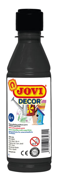 JOVI Jovidecor vopsea acrilică 250 ml – negru