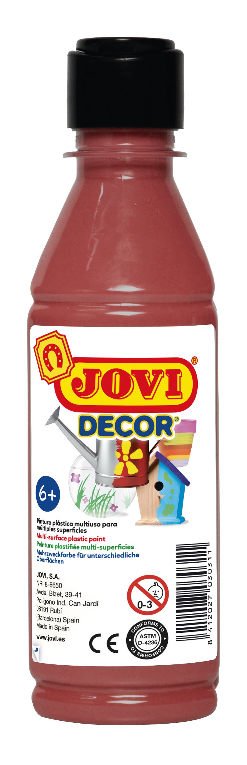 JOVI Jovidecor vopsea acrilică 250 ml – maro
