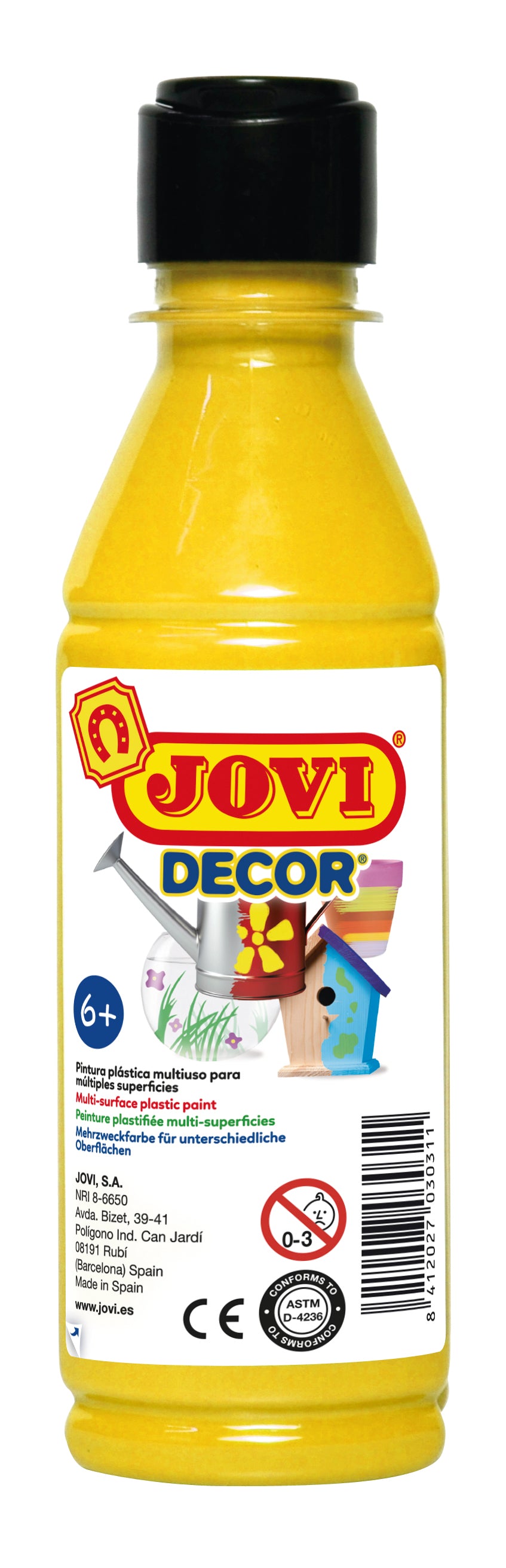 JOVI Jovidecor vopsea acrilică 250 ml – galben