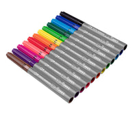 Carioci pentru textile JOVI Jovidecor Textil cu vârf tip pensulă 12 buc