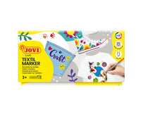 Carioci pentru textile JOVI Jovidecor Textil cu vârf tip pensulă – 48 buc / 12 culori